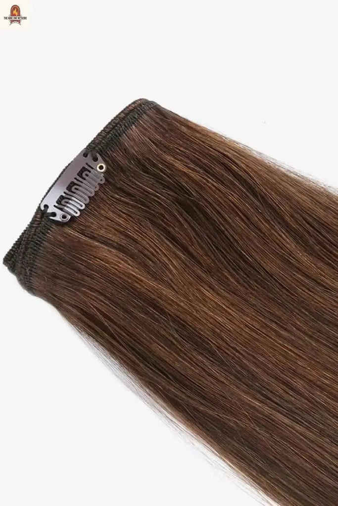 16" 110g Clip-in Hair Extensions Indian Human Hair - Nine One Network