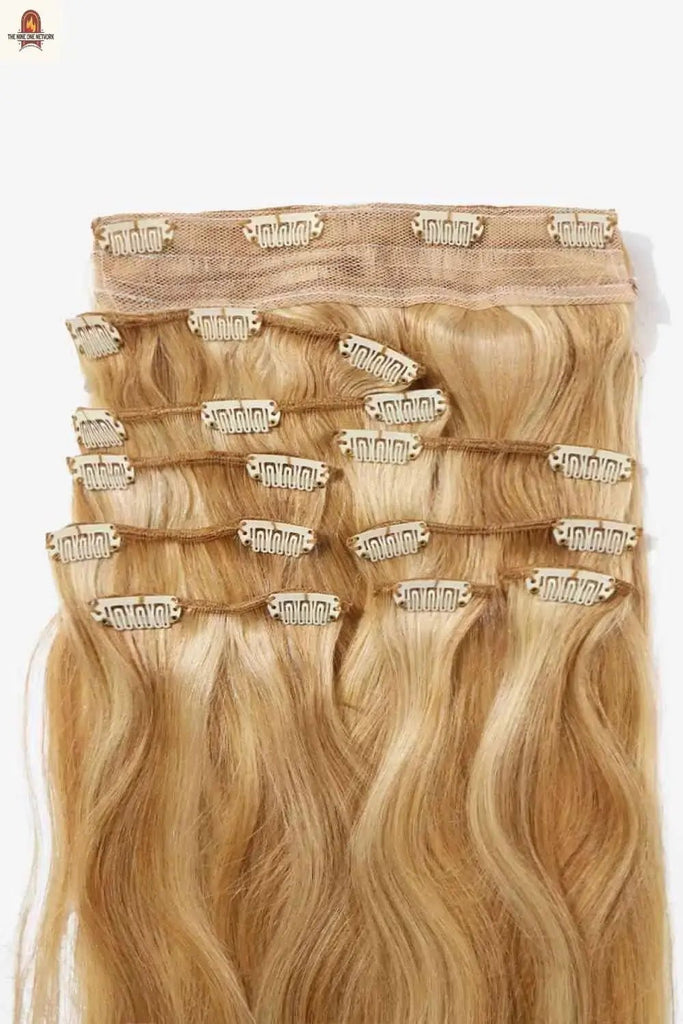 20" 200g #613 Clip-in Hair Extensions Human Hair - Nine One Network