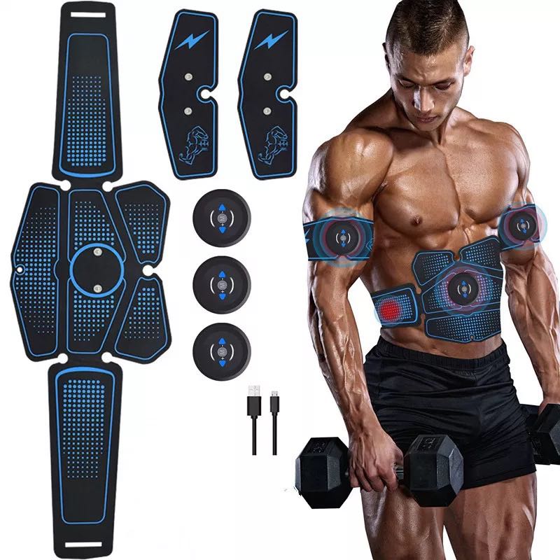 Abdominal muscle training with EMS fitness equipment - Nine One Network