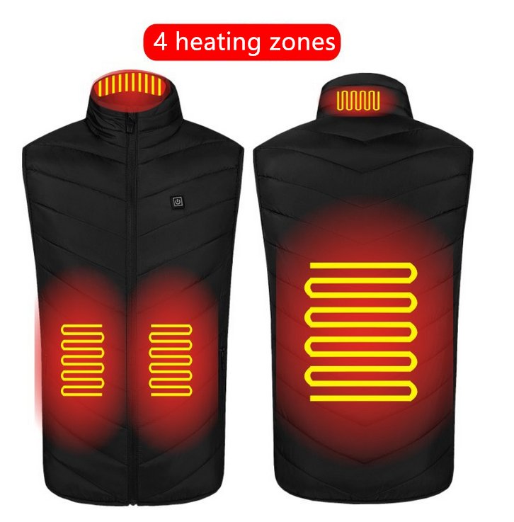 Battery Heated Vest Washable Usb Charging Electric Winter Clothes - Nine One Network