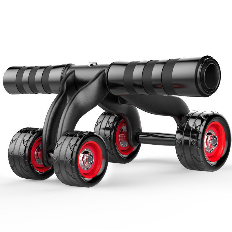 Four-wheel abdominal muscle exercise fitness equipment - Nine One Network