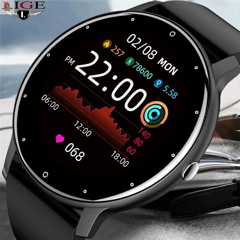 Full Touch Screen Sport Fitness Watch - Nine One Network