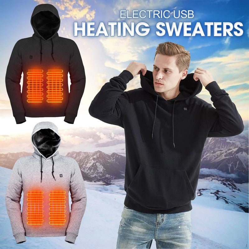 Heated hoodie sweater - Nine One Network