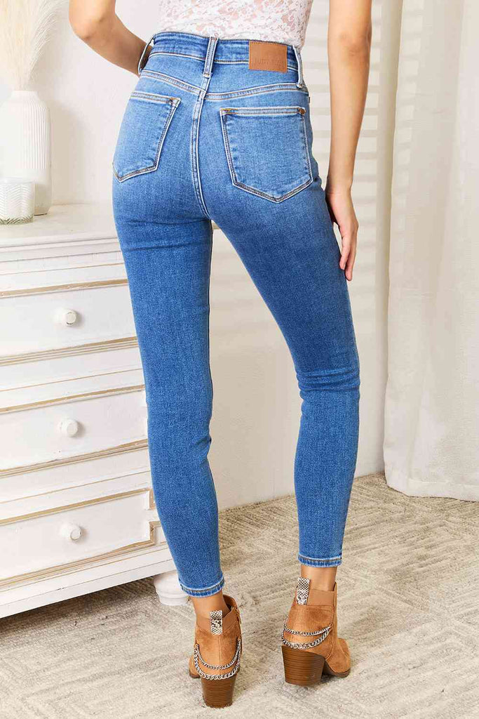 Judy Blue Full Size High Waist Skinny Jeans - Nine One Network