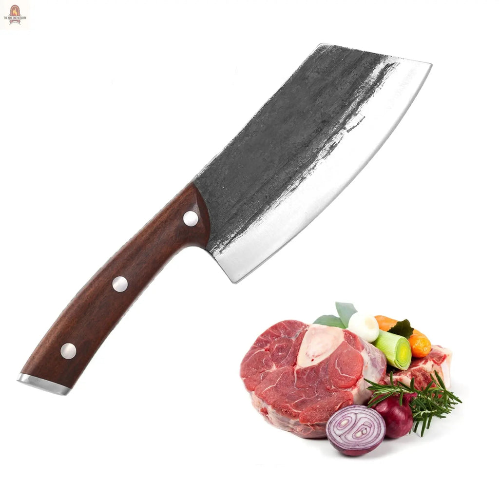 Meat Cleaver Knife Heavy Duty Japanese Hand Forged Chef Knife, Cleaver Knife For Meat Cutting - Nine One Network
