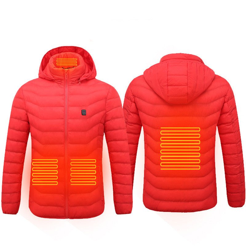 New Heated Jacket Coat USB Electric Jacket Cotton Heater Thermal Clothing Heating Vest - Nine One Network