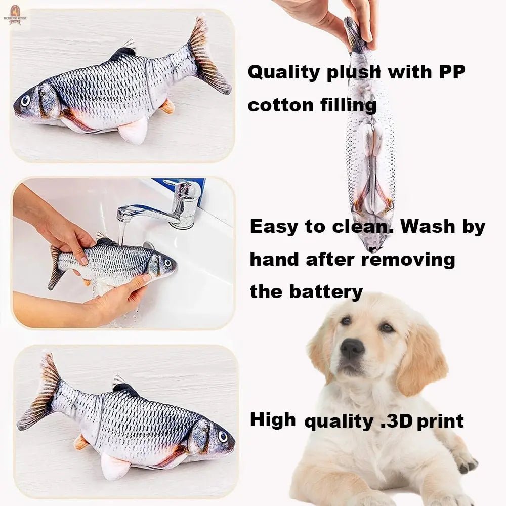Pets Interactive Electronic Floppy Fish Toys - Nine One Network
