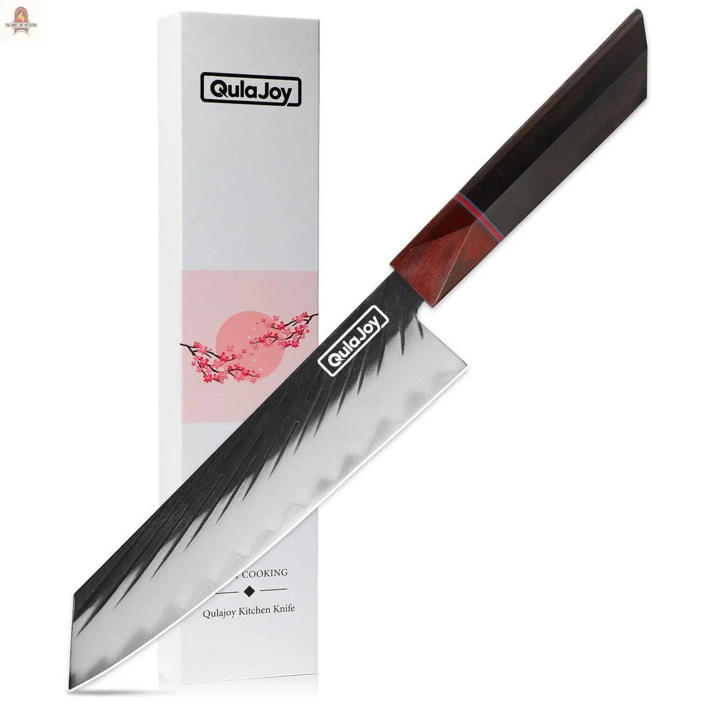 Qulajoy Forged Boning Knife, Japanese Fillet Knife With Sandalwood Handle, Three-Layers Composite HC Steel Kitchen Knives - Nine One Network