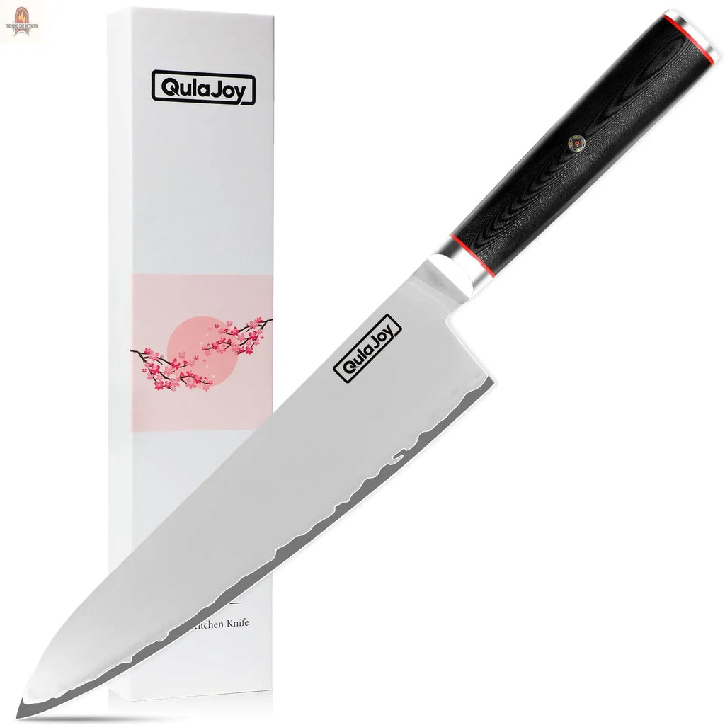 Qulajoy VG10 Chef Knife, Japanese 10Cr15MoV Steel Chefs Knives, Slicing Knife For Meat Vegetable - Nine One Network