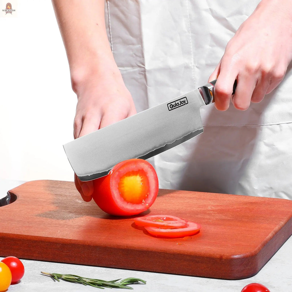 Qulajoy VG10 Chef Knife, Japanese 10Cr15MoV Steel Chefs Knives, Slicing Knife For Meat Vegetable - Nine One Network