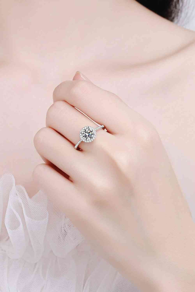 Ready To Flaunt Moissanite Ring - Nine One Network
