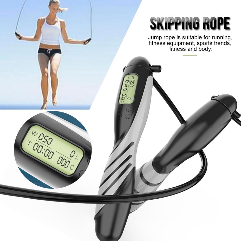Rope skipping professional rope fitness cordless counter - Nine One Network