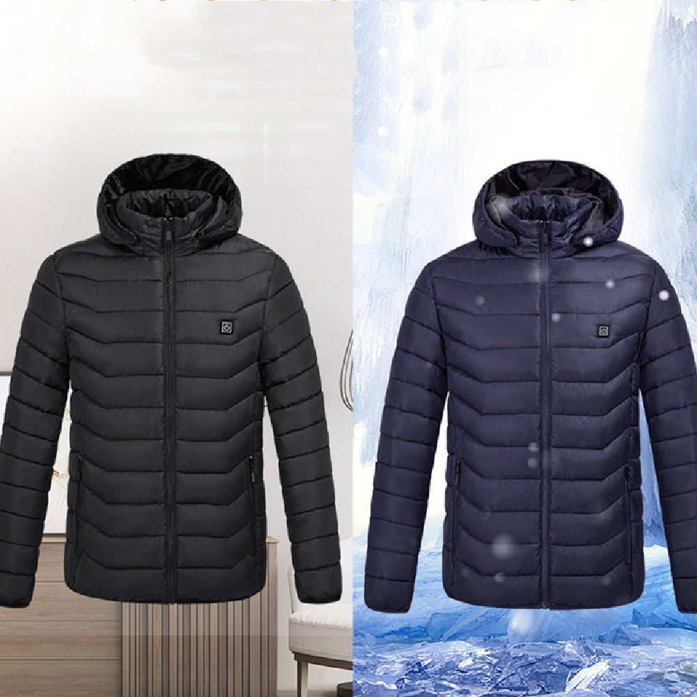 Winter Heated Plus Size Jacket Electric Heated Clothing - Nine One Network